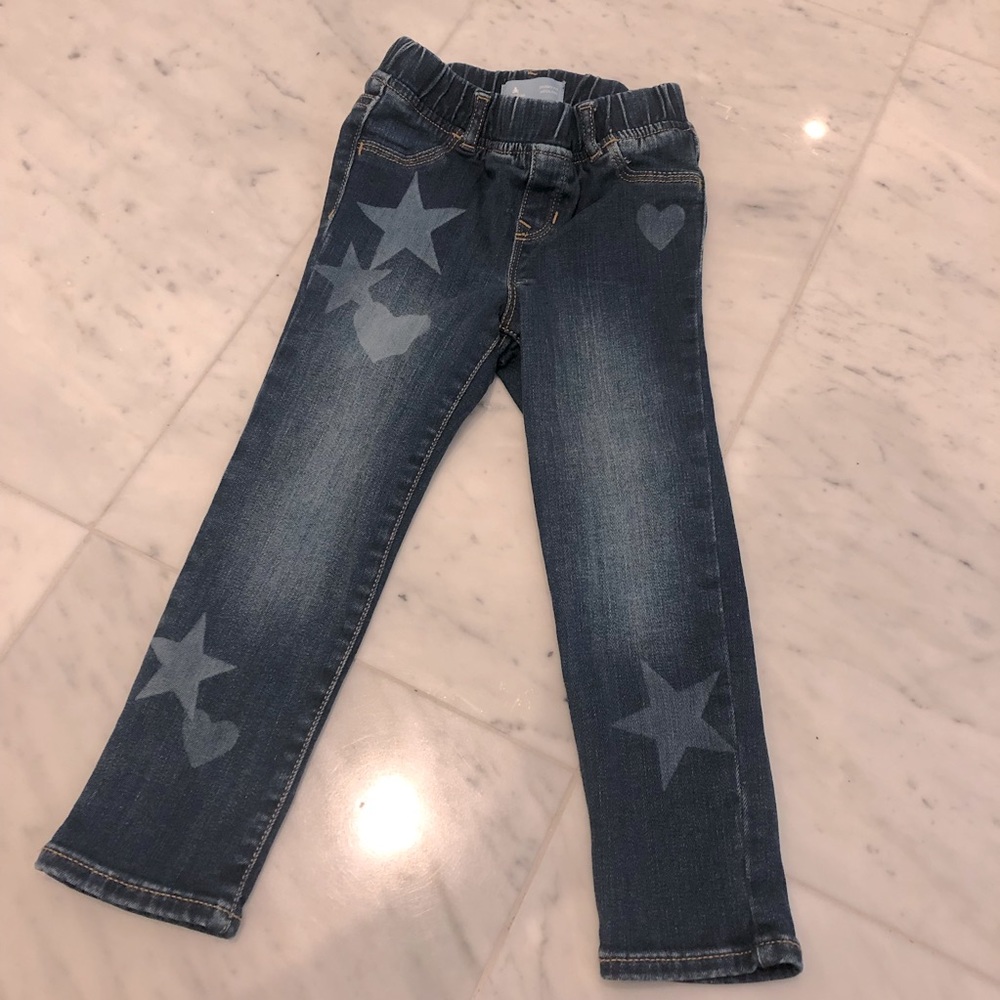 Baby Gap Skinny Fit Blue Jeans Moulant  - size 4 years